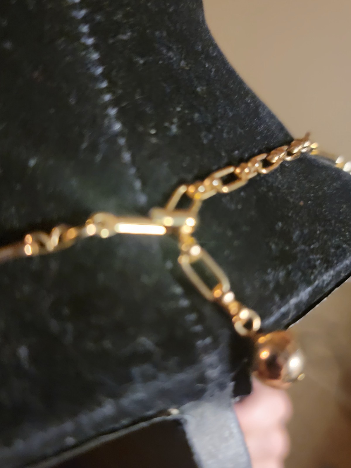 Vintage GOLD TONE MULTI-STRAND/ LAYERED CHOKER FASHION NECKLACE