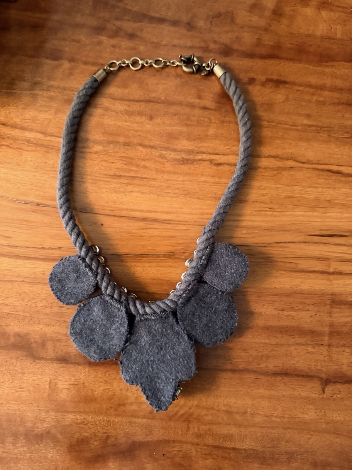 J.Crew Collection Crystal Statement Bib Necklace 19” Adjustable NWOT