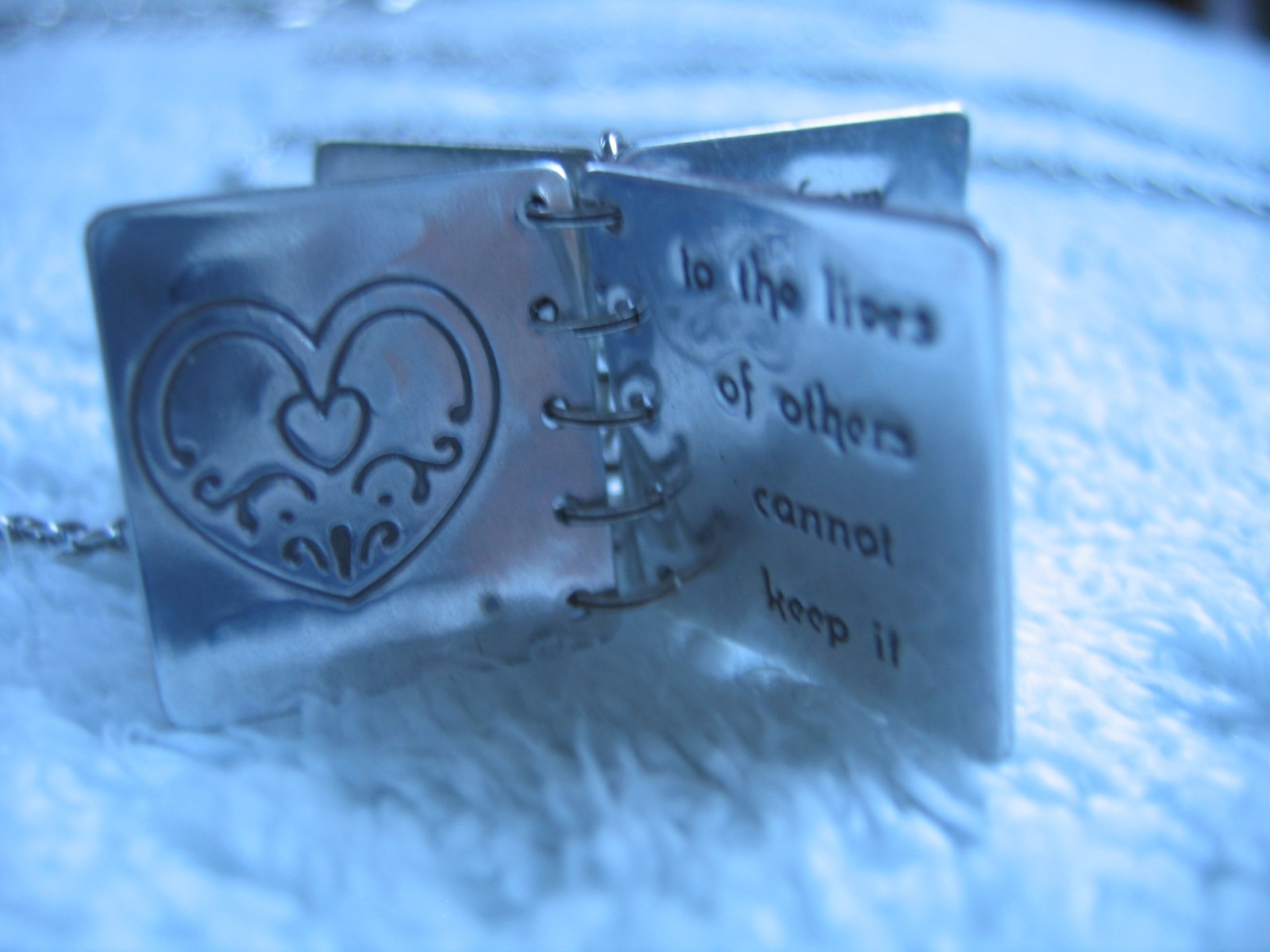 Brighton Heart Long Book Necklace “Those Who Bring Sunshine” — FLAWLESS!!
