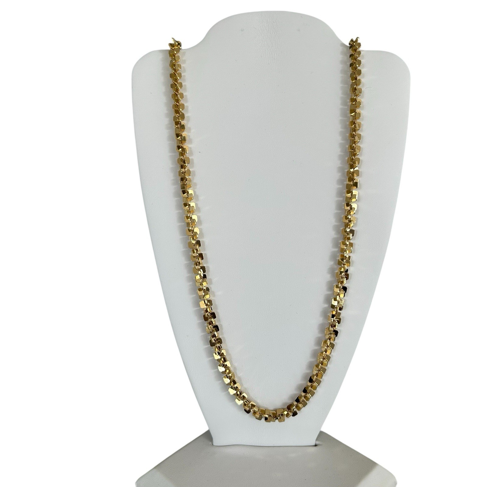 Vintage Park Lane Gold Tone Margarita Links 14″ Necklace