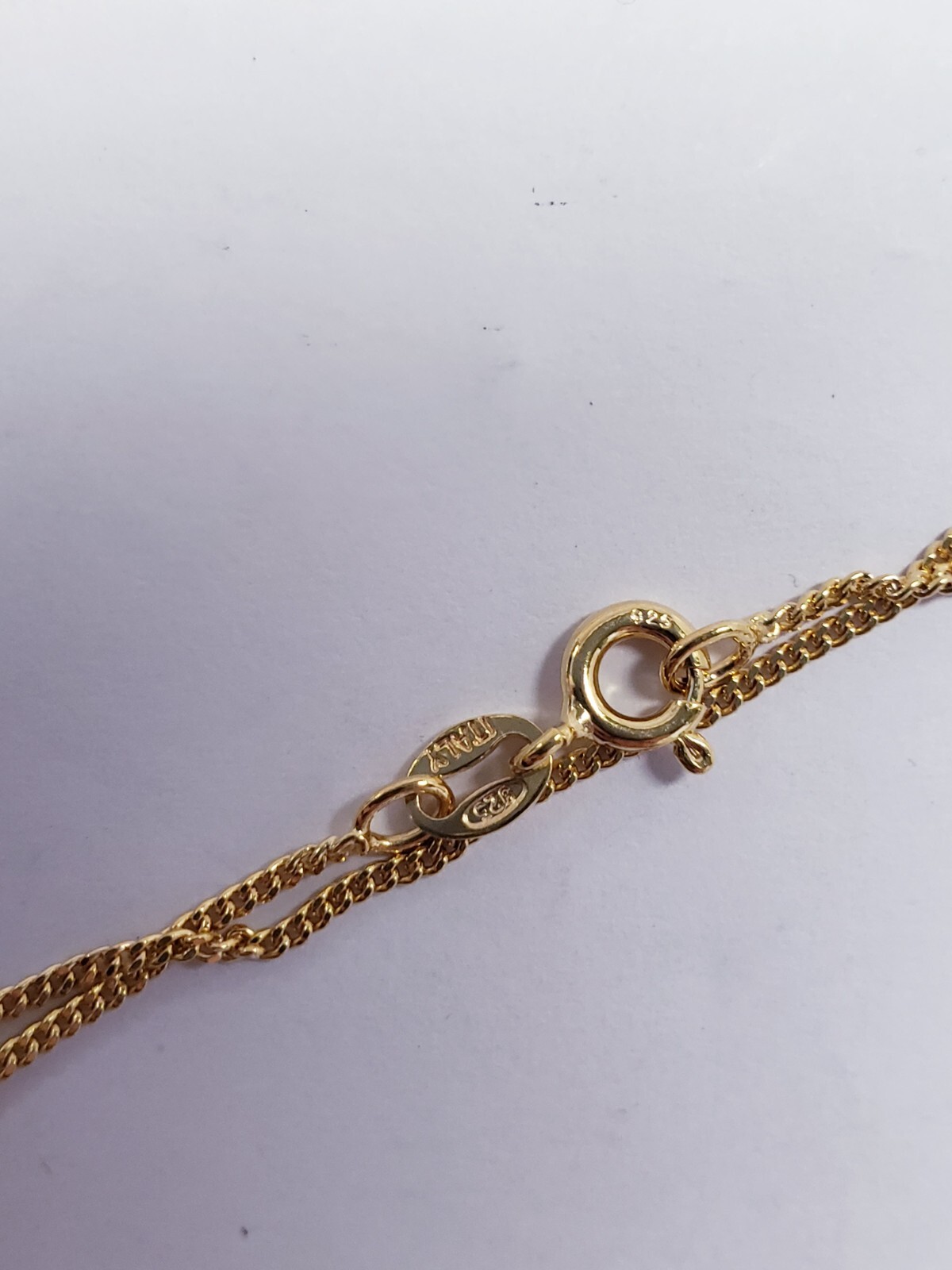 RISHI ALEXANDER CURB CHAIN GOLD TONE 1.2MM 30″