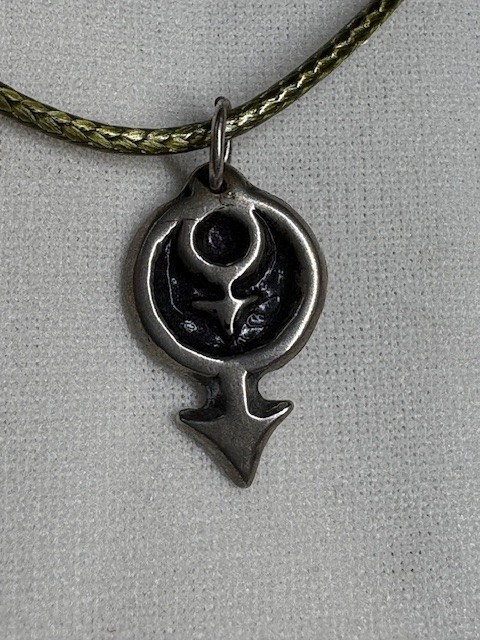 Mars and mars Male symbols 925 Pendant Gay Pride LGB original signed by JKL 147