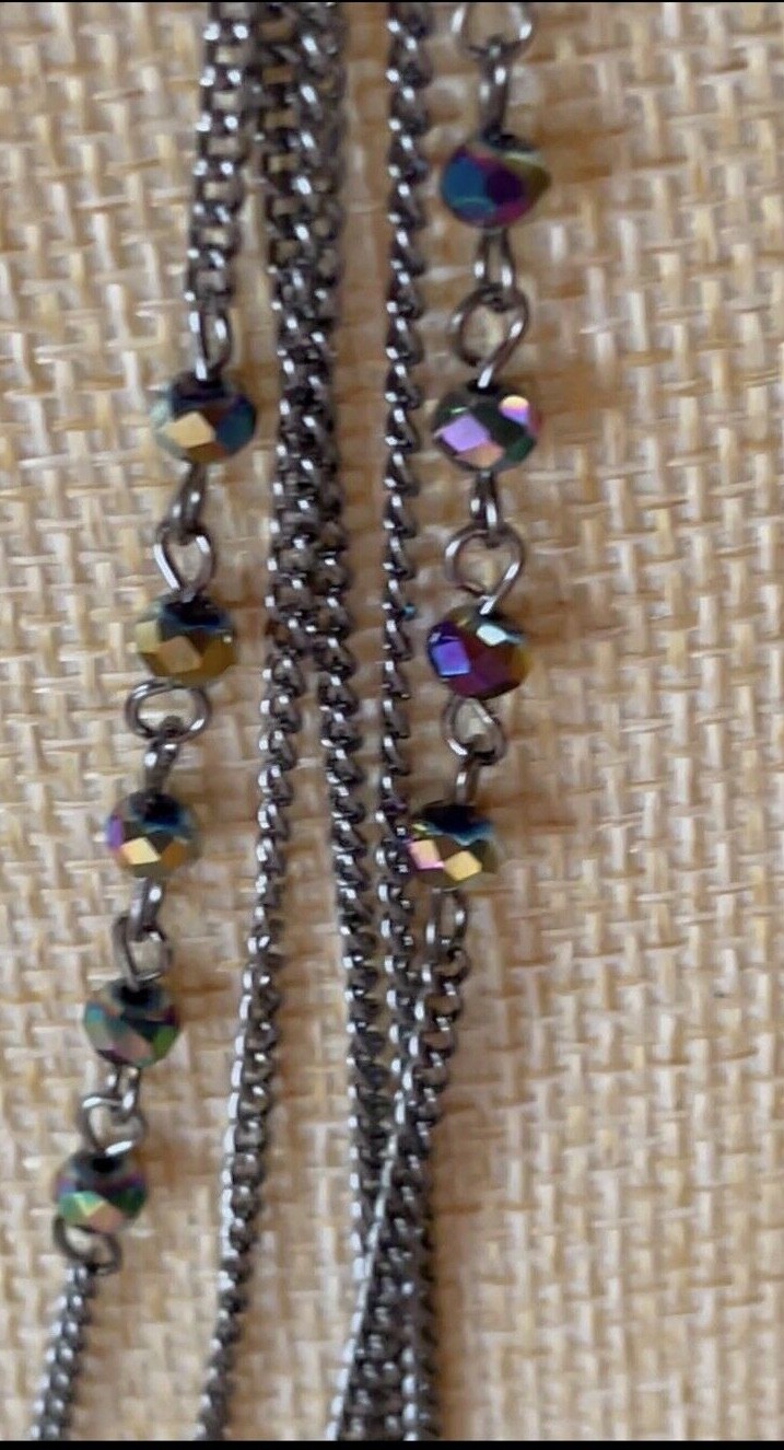 Paparazzi🌈Glitter Go Getter 🔥 OIL SPILL🔥Necklace Set🌈 VHTF 🔥 WOW