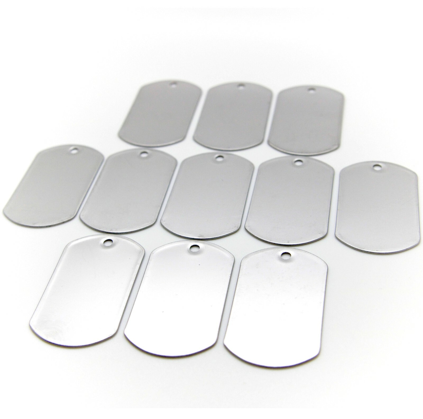 COMBO – 25pcs DOG TAGS + 25pcs BALL CHAIN NECKLACES 30″ + 25pcs DOG TAG SILENCER
