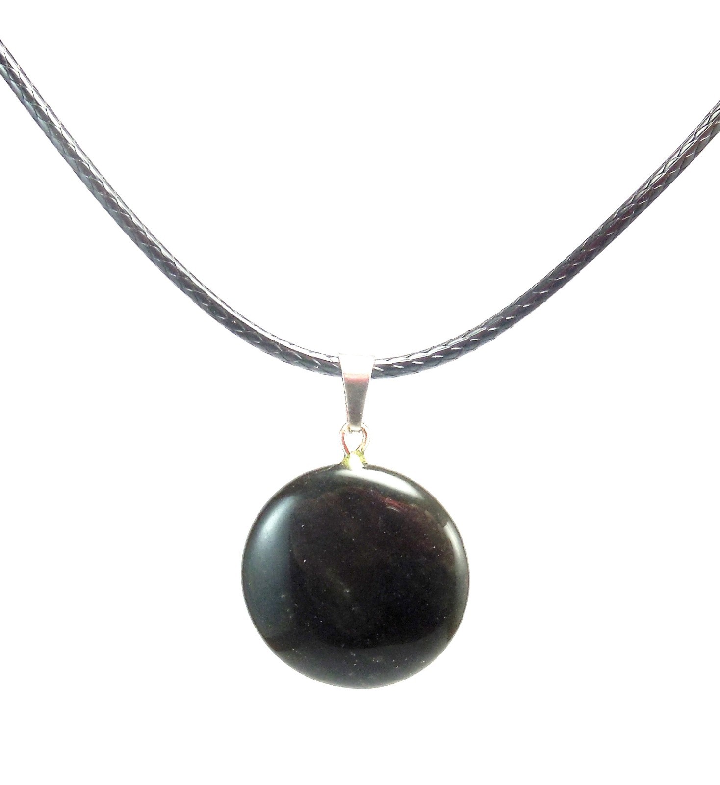 Christmas Santa Black Coal Charcoal Necklace for Naughty Kids and Adults