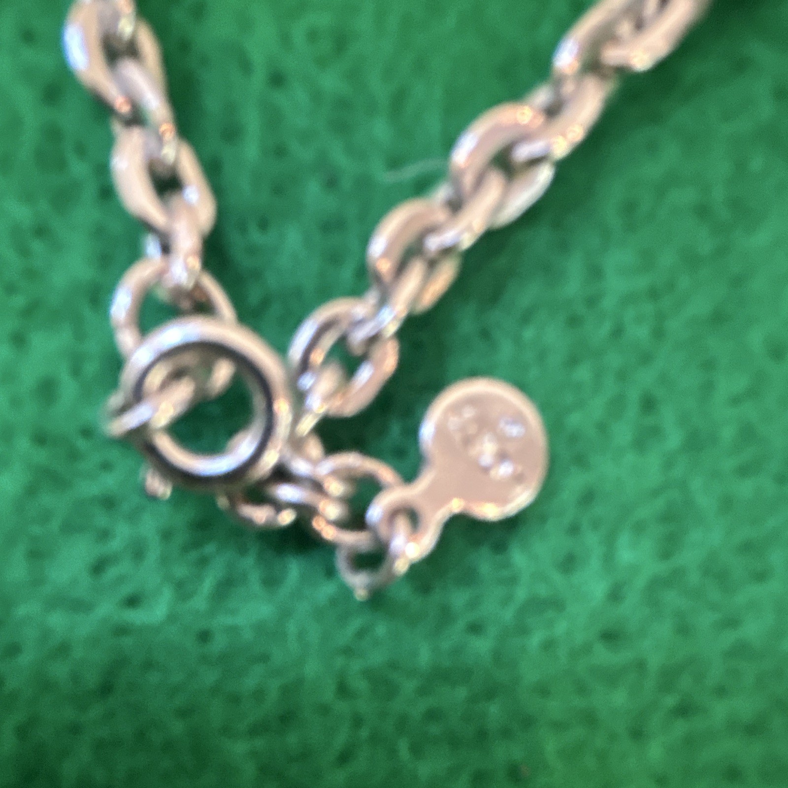 Loft Stamped Silver-Tone Cable Chain Necklace Faux Pearl Beaded Cluster