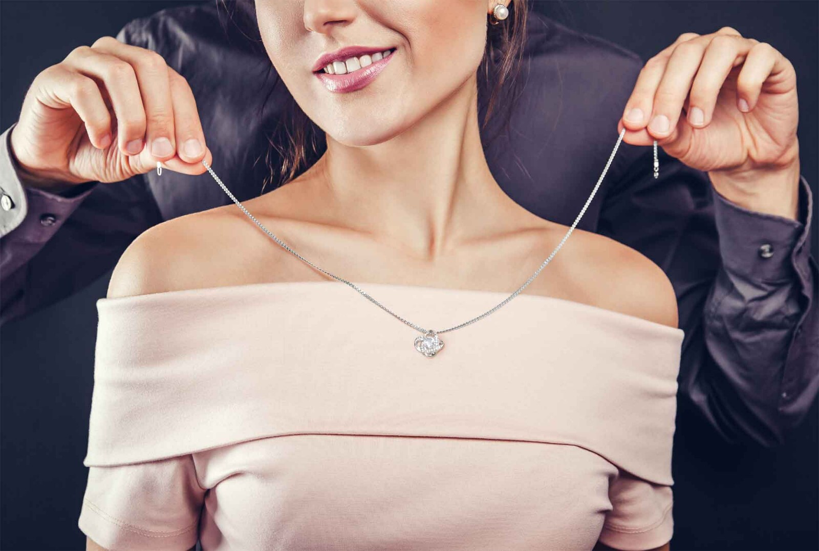 To My Soulmate Necklace For Women, Funny Gifts For Girlfriend Wife from Husband