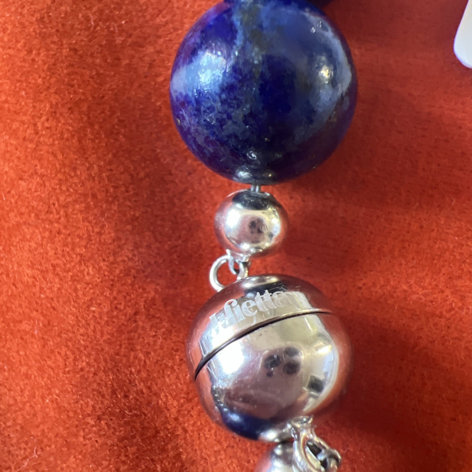 JULIETTA Lapis Lazuli Blue Necklace Magnetic fastening NWT