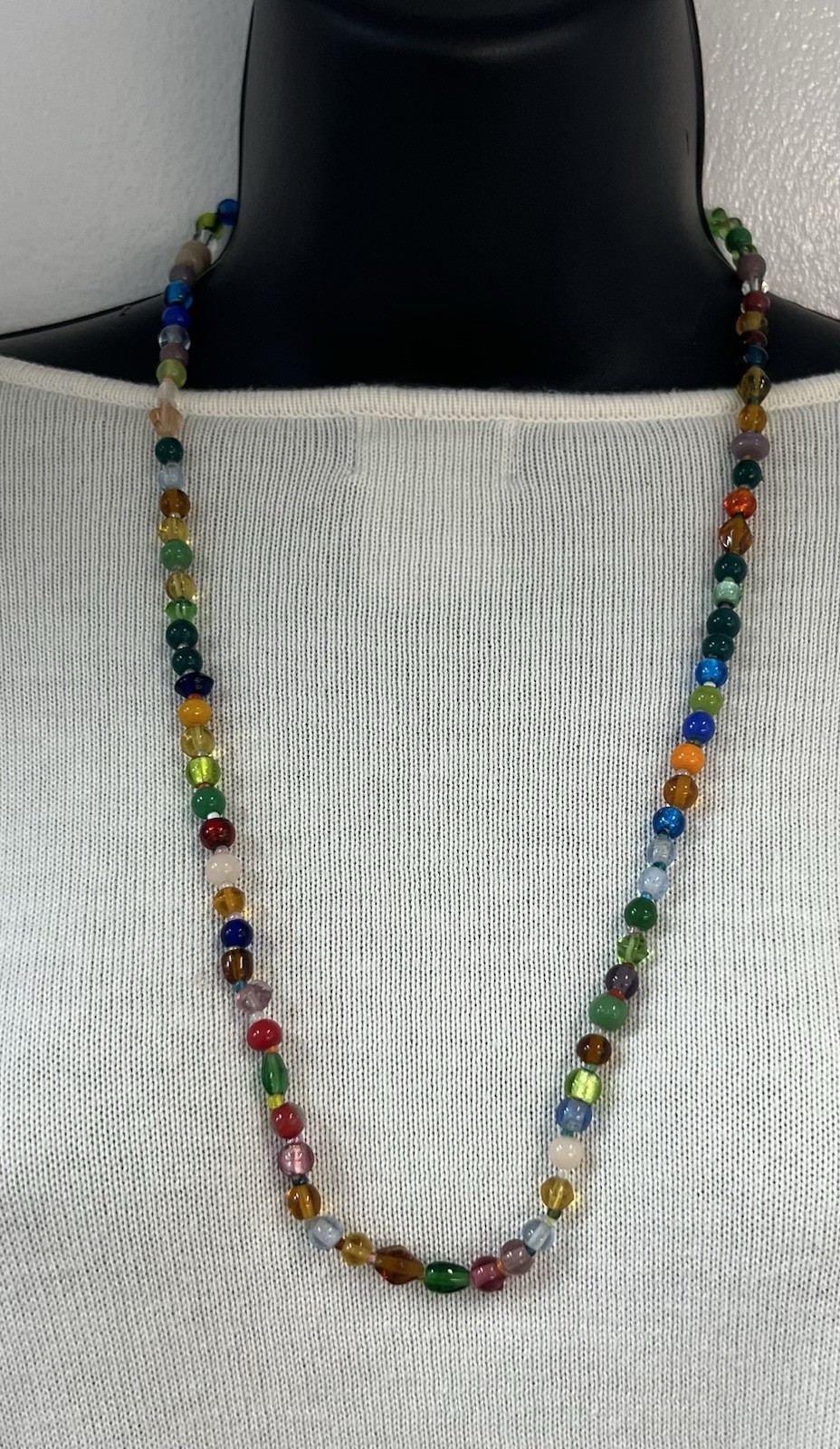 Lamp work Glass Beads 24 inches per strand