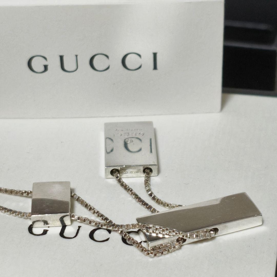 Excellent GUCCI Necklace With 3 Plates