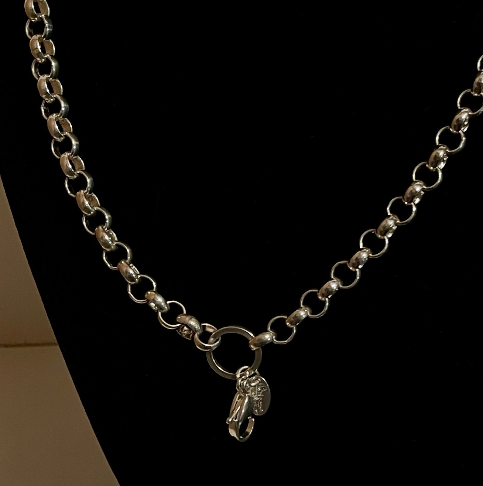 Authentic Origami Owl 18-20” Silver Tone Large Rolo Link Chain NWOT (Ref#141)
