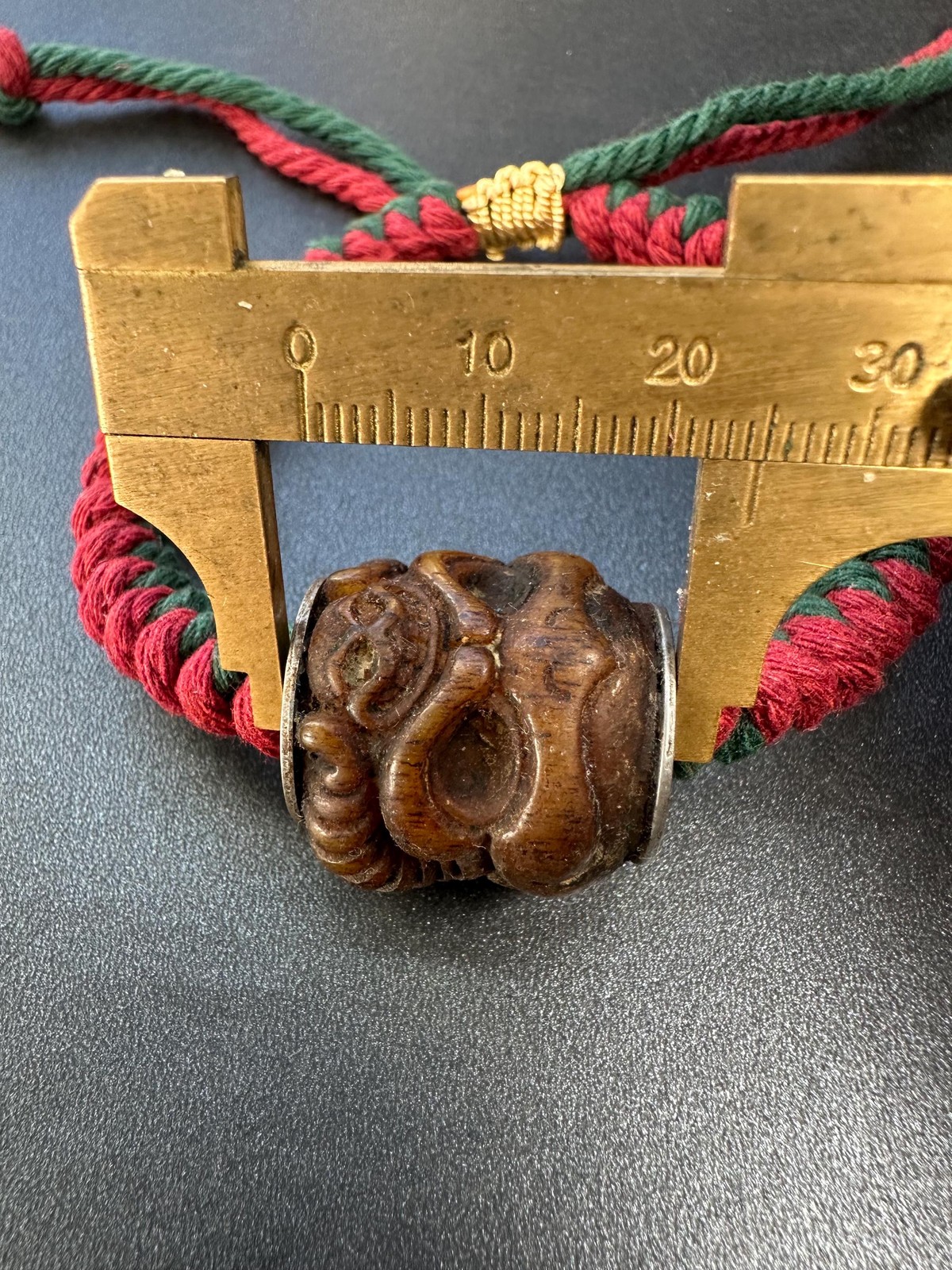 Nepal Tibet Yak Bone Garuda & Citipati Skull Bracelet HandBraided Buddhist Prot