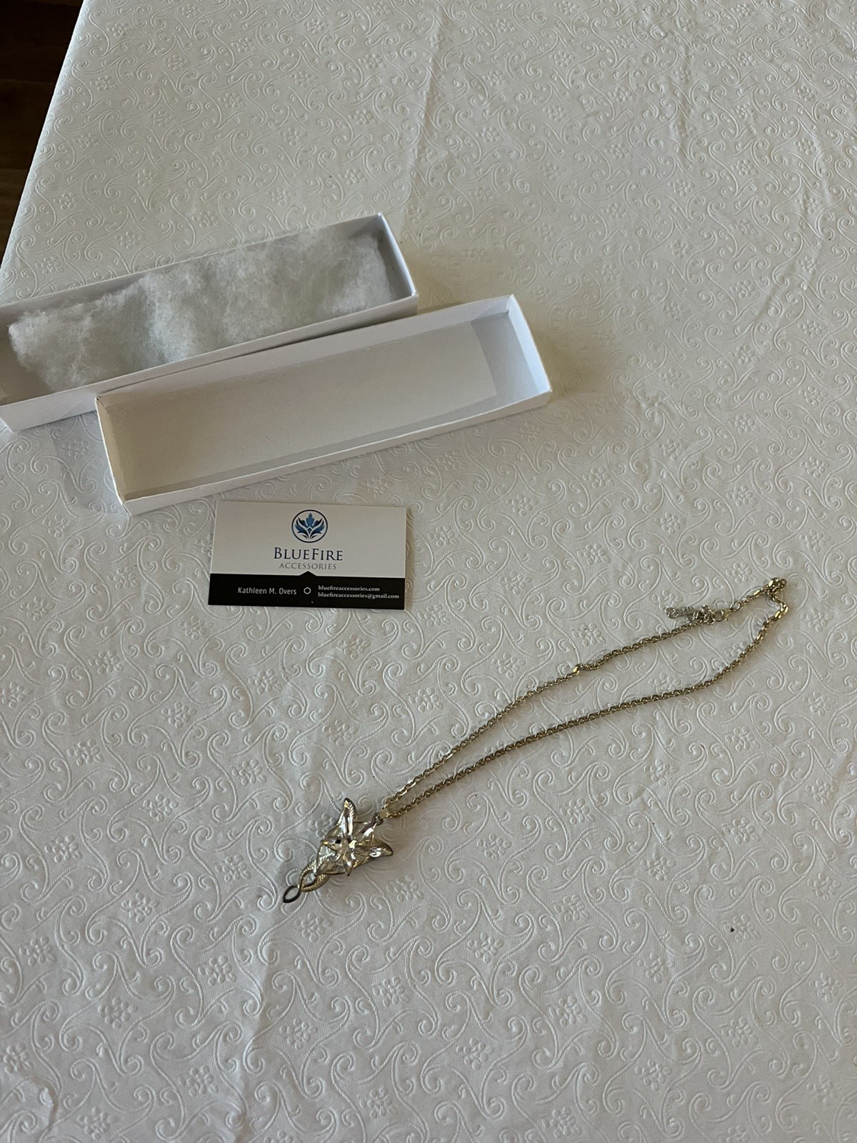 Arwen Evenstar Necklace – Lord of the Rings Pendant Jewelry for Women