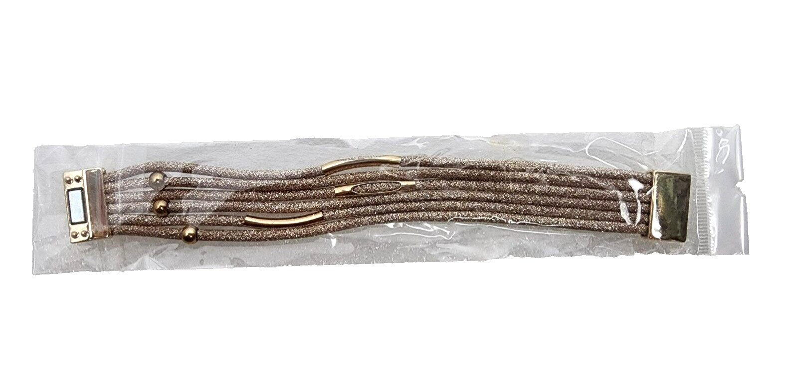 Beautiful 8 pieces Gold Plated Earrings, Necklace, & Bracelets for Bridal Party