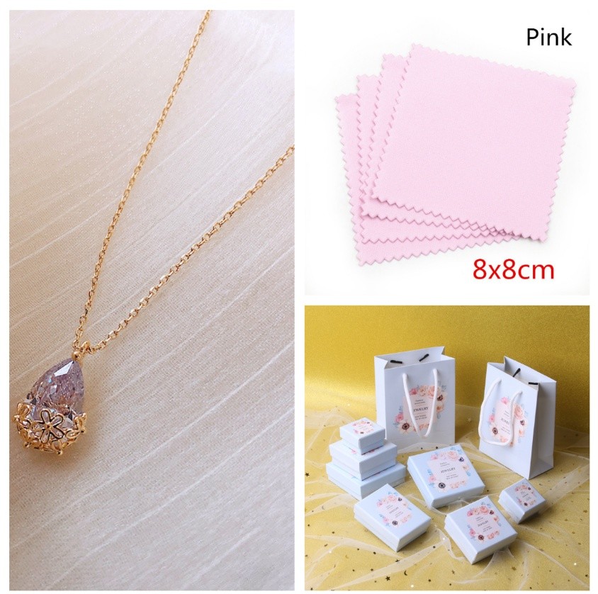Crystal Water Drop Pendant Necklace Women’s Fine Jewelry Adjustable Short Access