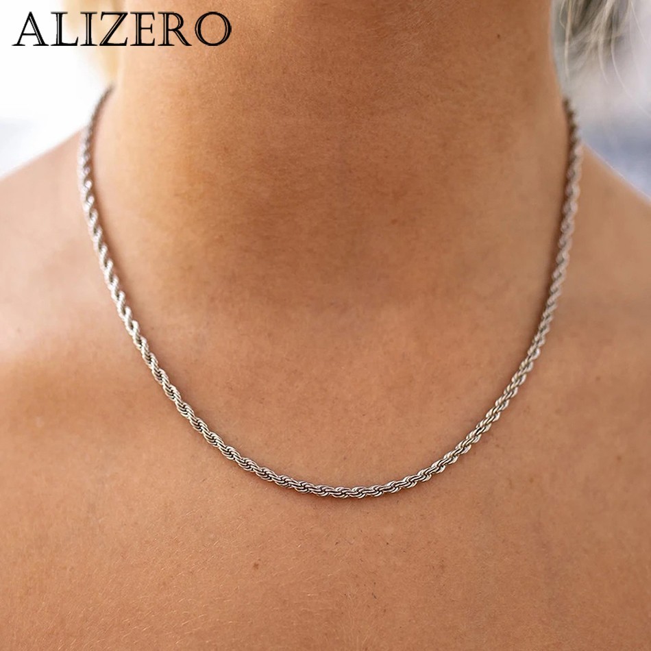 4mm Diamond Cut Solid 925 Sterling Silver Italian Rope Chain Men’s Necklace***