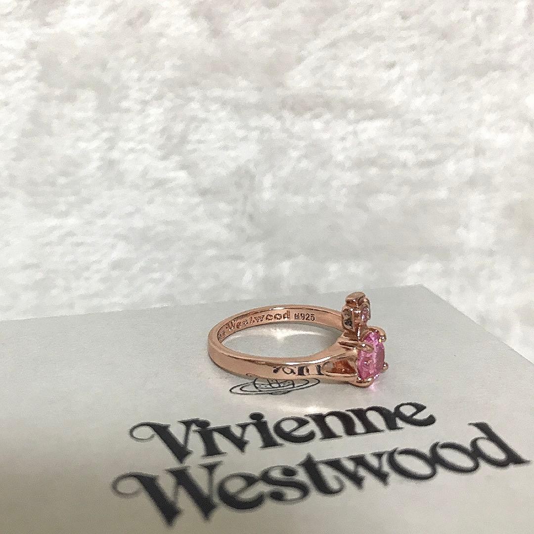Vivienne Westwood Ring Size 6.5-7 Orb Pink NO BOX [EJ206