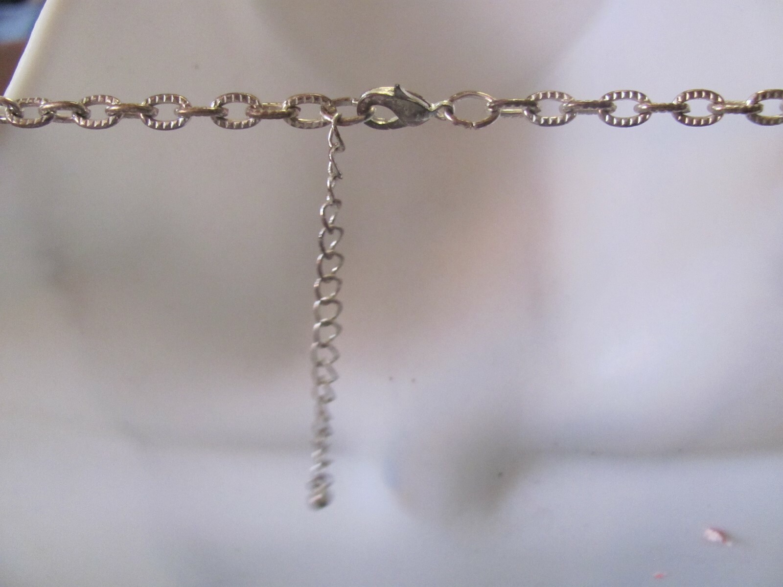 3-Strand Simulated Stone Necklace (Black-Grey-Tiger Eye-Clear-Silver)-Costume