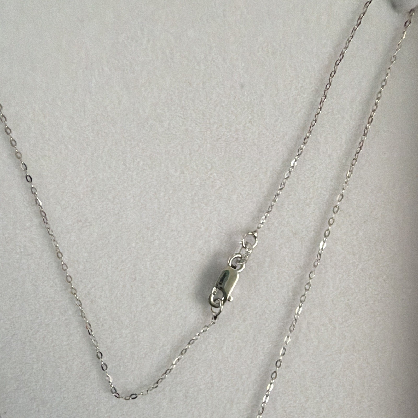 925 Silver Link Chain Necklace with Lobster Clasp, No Stone