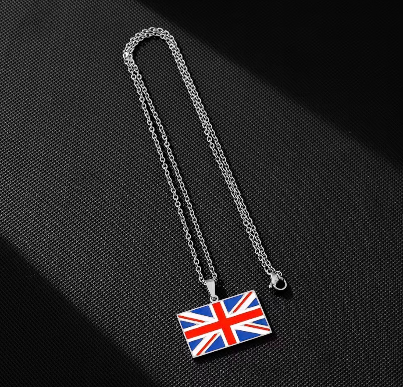 United Kingdom Flag Necklace • British Pendant Jewellery • Union Jack Gift