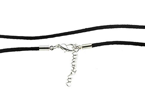 Silk Satin Cord Rope Necklace Chain with Hypoallergenic Clasp – 14″ 24.0 Inches