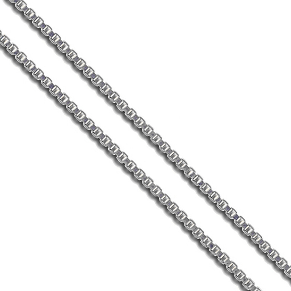 Stainless Steel Box Chain 1.4mm 1.5mm 1.9mm 2mm New Solid Square Link Necklace