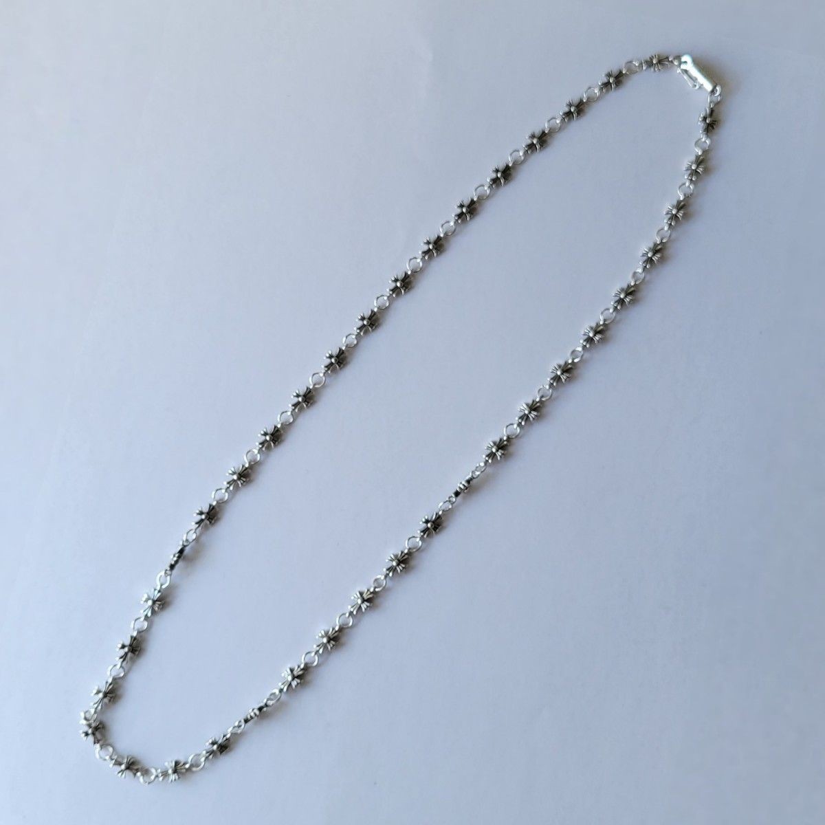 Silver 925 cross chain necklace 60cm Mint