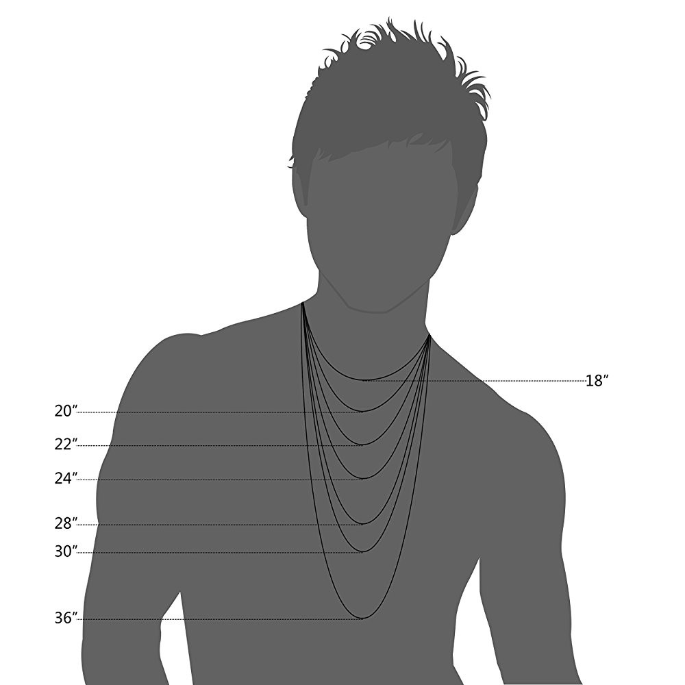 Men Women Plain Silver Stainless Steel Cross Pendant NecklaceBox Chain 16″-24″