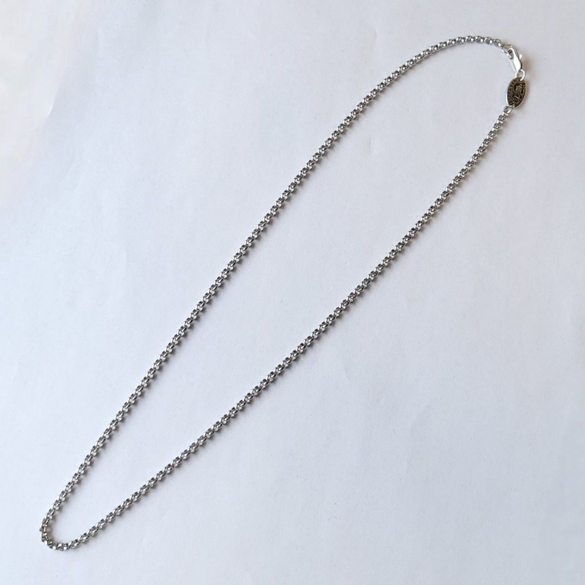 Stamped 925 silver chain necklace 50cm