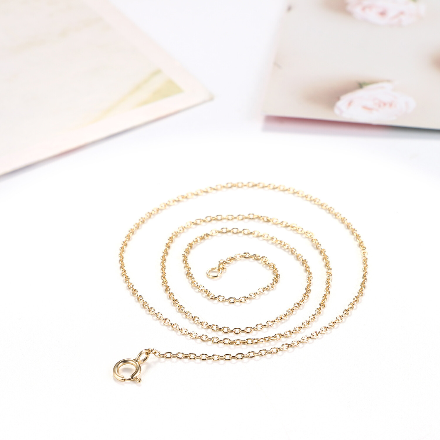 925 Sterling Silver Men Women 1MM Cuban Chain Necklace 16in/18in/20in/22in/24in