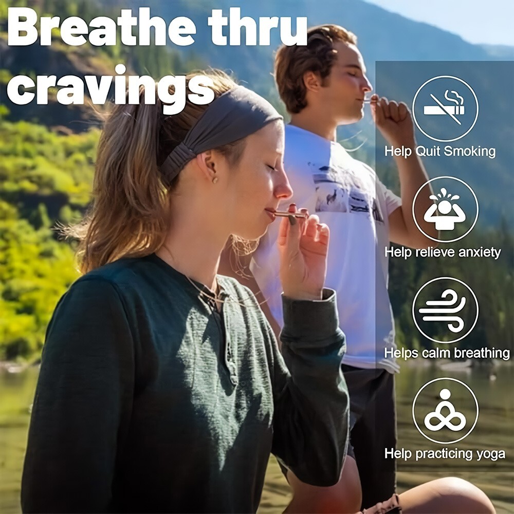 Mindfulness Breathing Necklace Stress Relief Pendant Anxiety Breathe Women Men