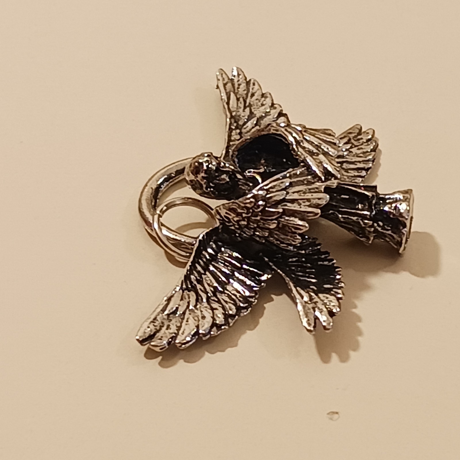 Vintage Praying Angel Pendant Necklace Unisex Adult Traveler Jewelry Gift SS SP