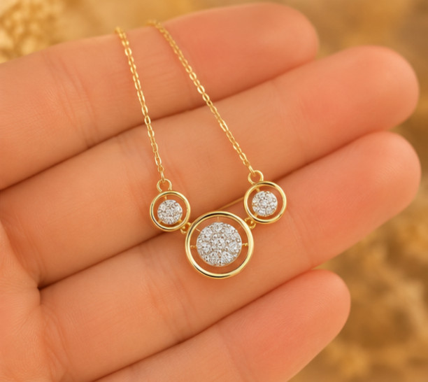 2ct Simulated Diamond Engagement Women Mikey Mouse Pendant 14kYellow Gold Plated