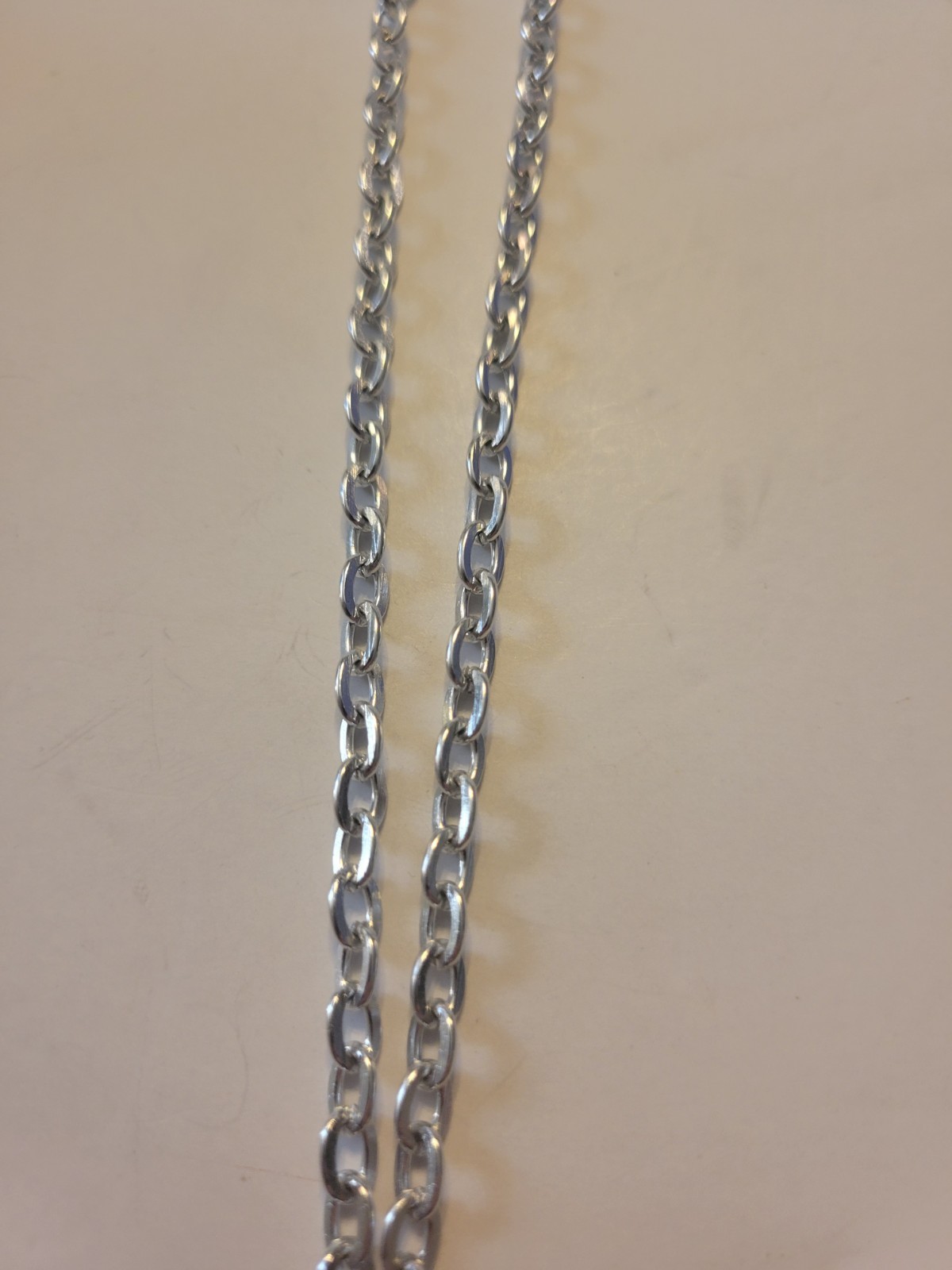 Vtg Sand Dollar Starfish Necklace Silver Tone Long Chain 16″ Beach Coastal