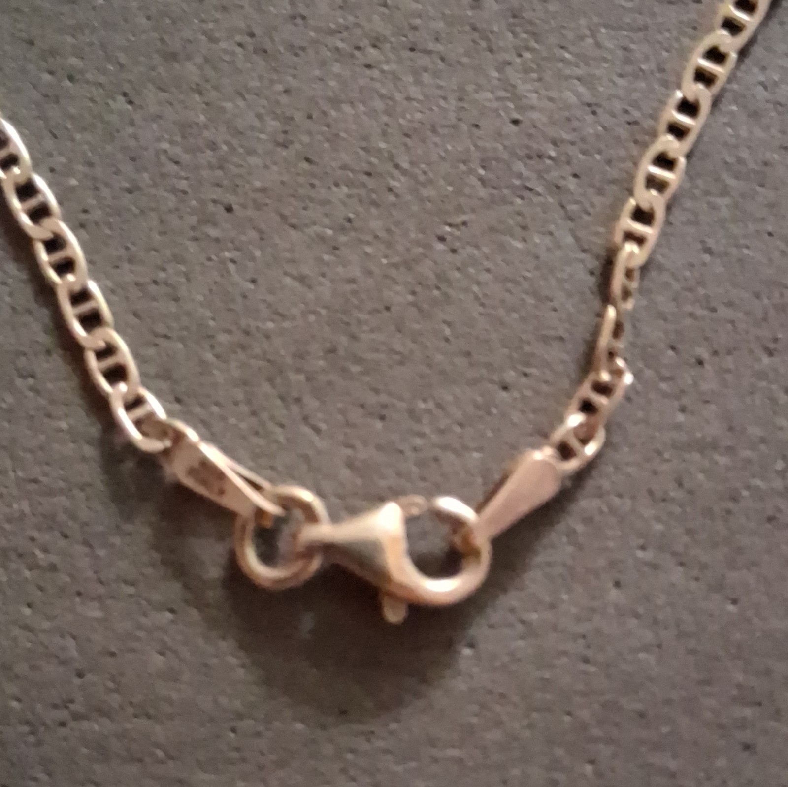 Silver 925. Figaro Chain Necklace Teardrop Crystal Pendant Lobster Clasp.