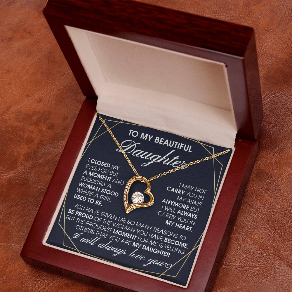 My Daughter, Daughter Necklace Jewelry, Gift For Daughter From Dad