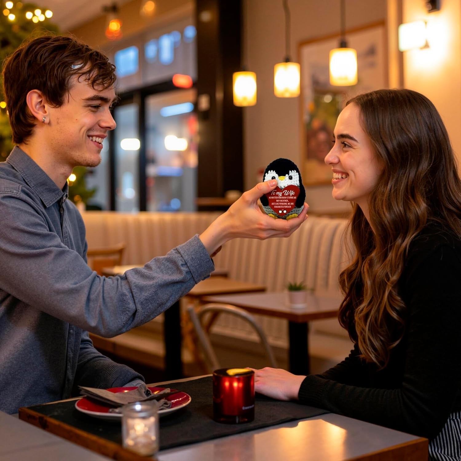 Personalized Penguin of Love – Ideal Keepsake for Anniversary & Valentine’s Day