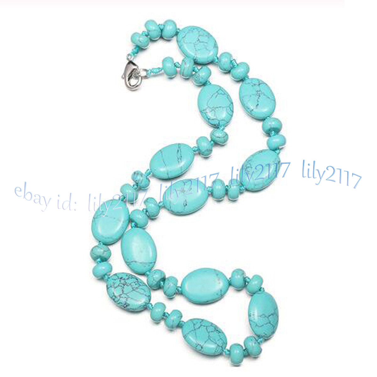Natural 5x8mm Rondelle 13x18mm Flat Oval Gemstone Beads Necklace 14-36”
