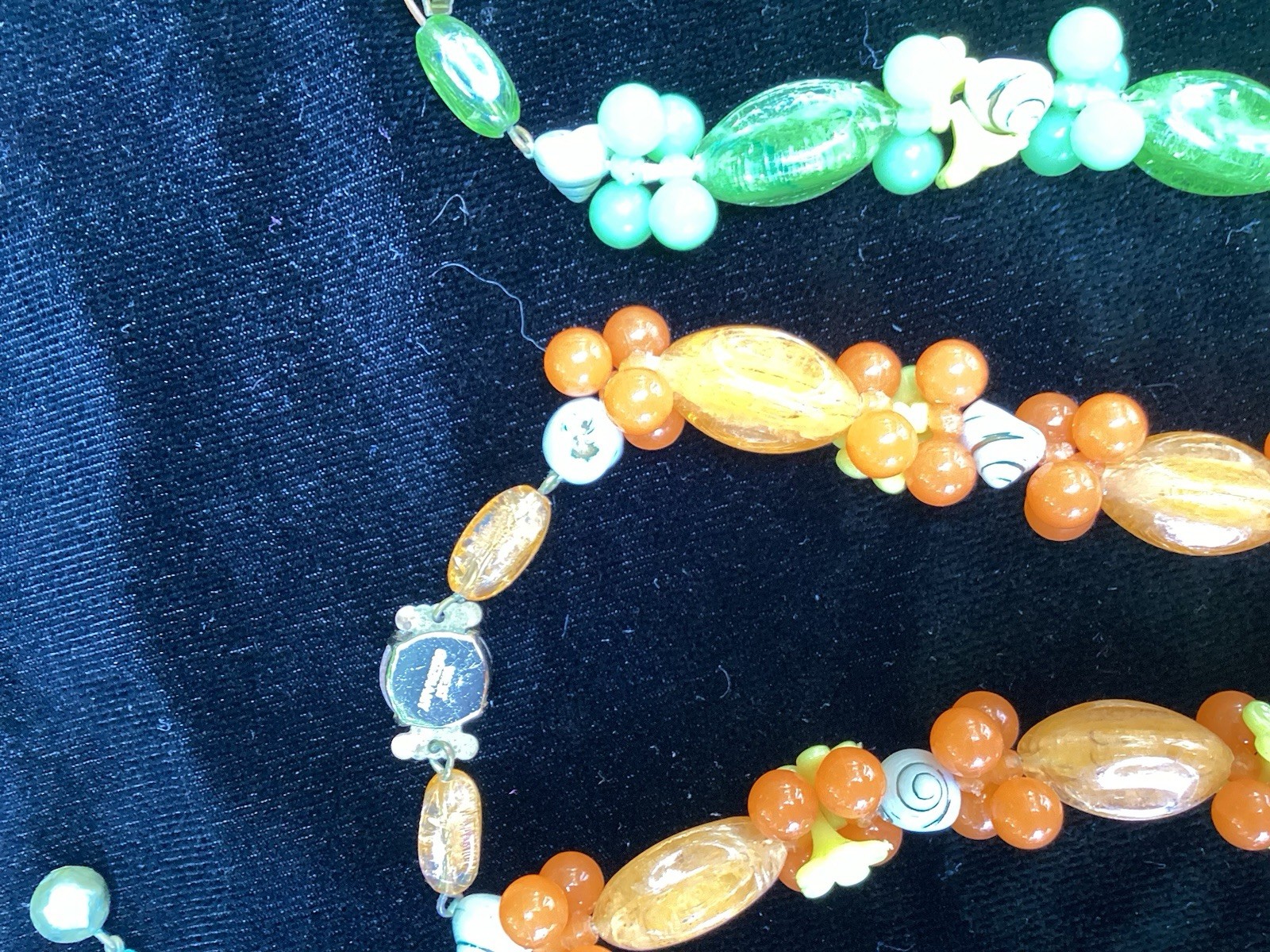 3 Signed West Germany Vintage Necklaces