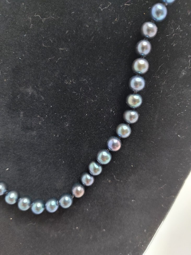 6-7 mm Peacock Cultured Pearl Women’s Necklace / 18″ Long /Jewelry Television.