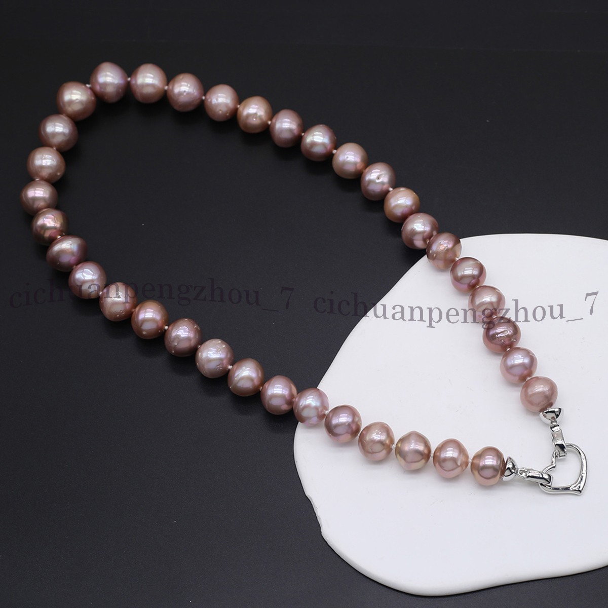 Huge 12-14mm Pink Genuine Natural South Sea Baroque Pearl Necklace 14-36”