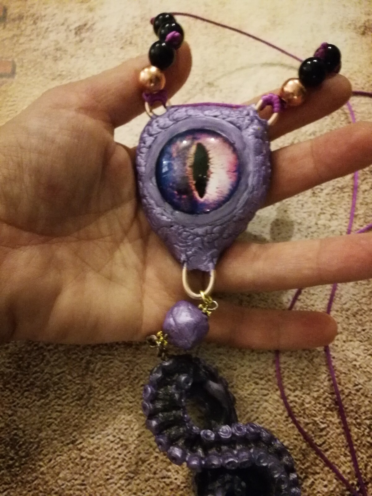Talisman Protection Evil Eye Demon Amulets Pendant Necklace Charms Witch Jewelry
