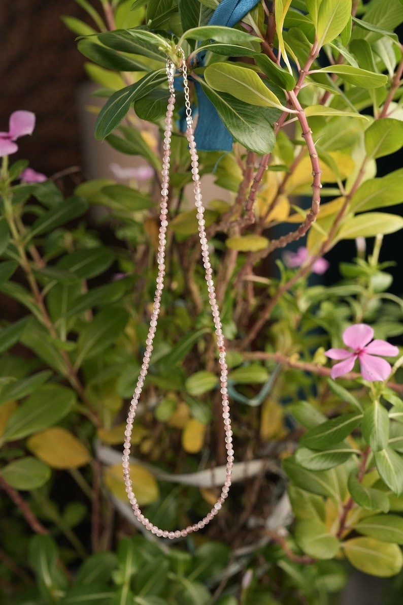 Natural A++ Amazonite Faceted Round Gemstone Beads Women Handmade Necklace 24”