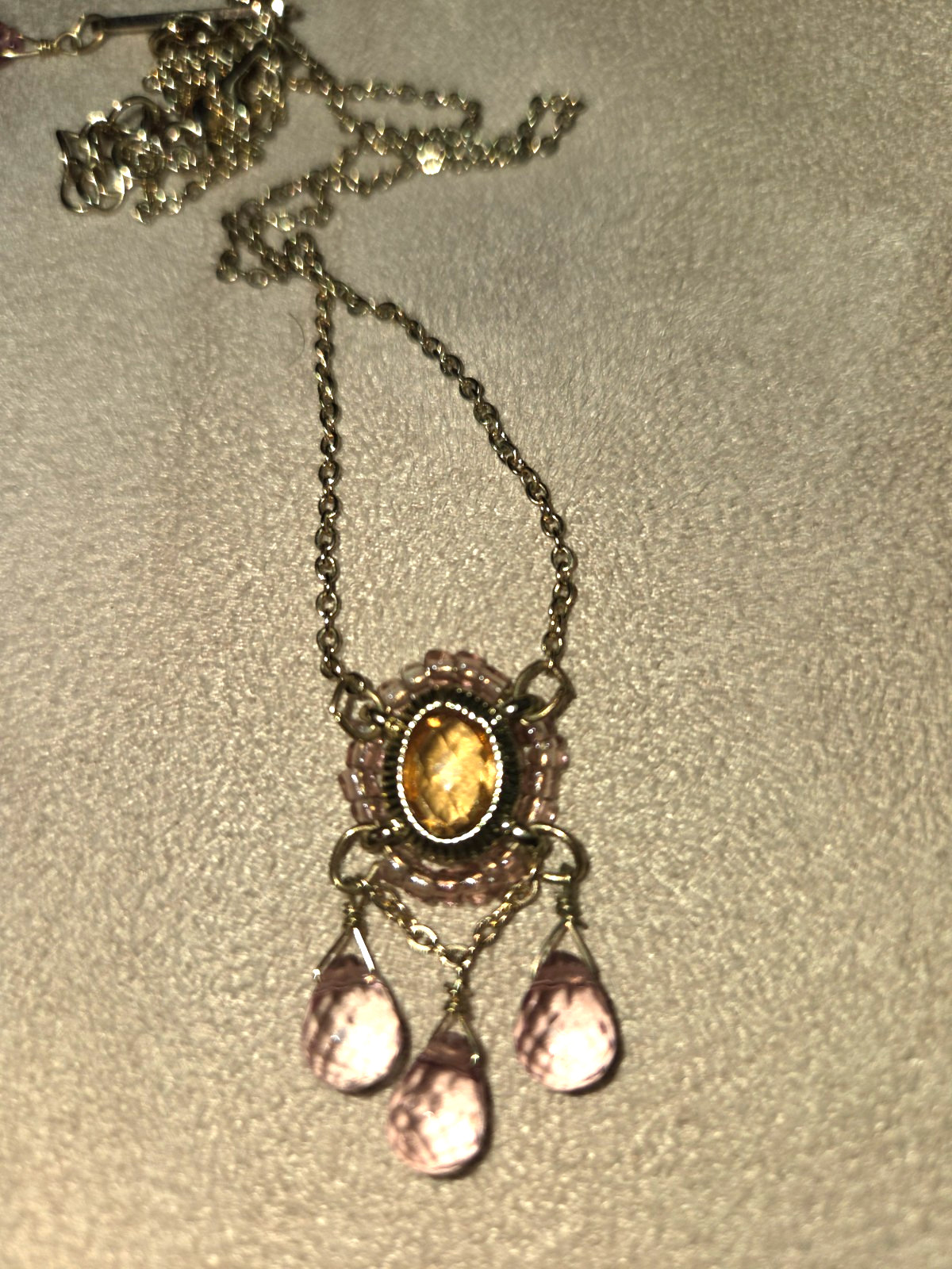 Necklace Pendant, Dana Kellin for Target, Fashion Jewelry, GUC, 16-20 in., Nice!