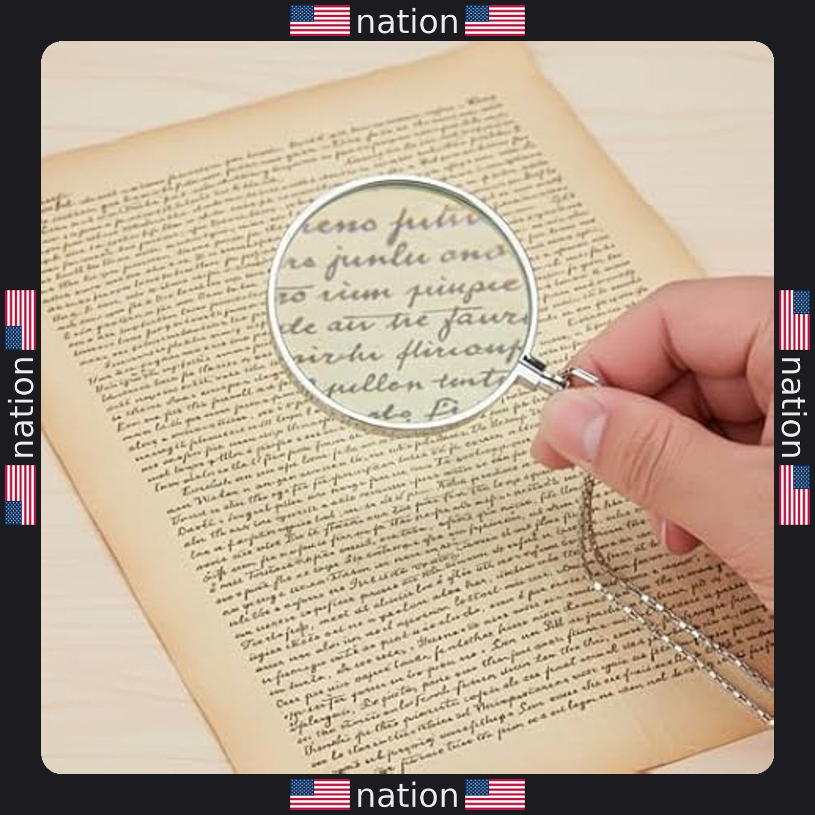 5X Magnifying Glass Necklace Pendant with Chain – Ideal for Reading & Crafts