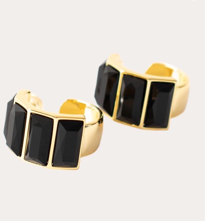 Short & Suite Chunky Gem Choker And Hoop Set – New in Package