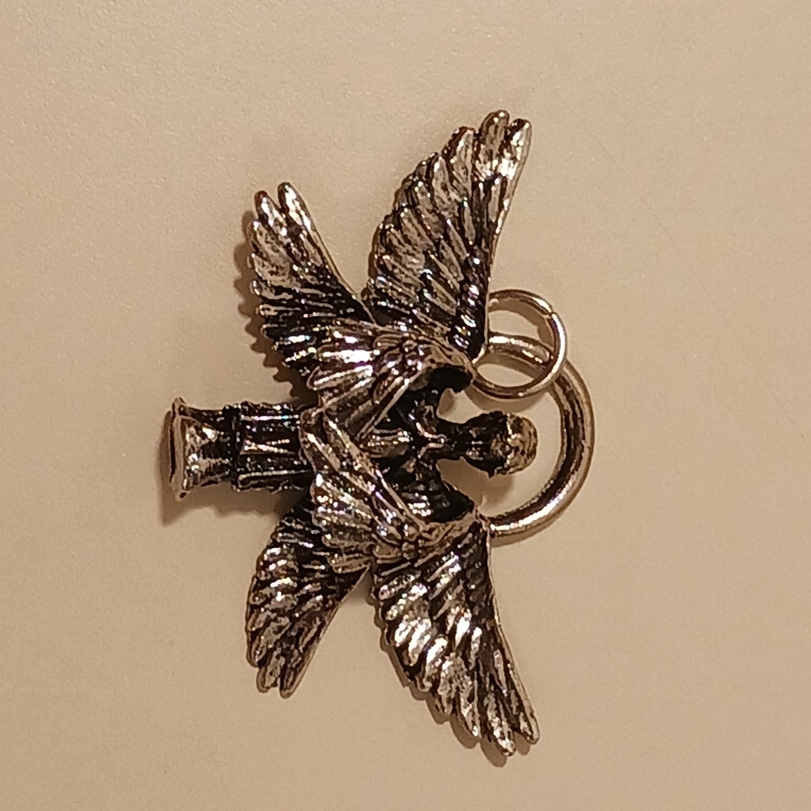 Vintage Praying Angel Pendant Necklace Unisex Adult Traveler Jewelry Gift SS SP