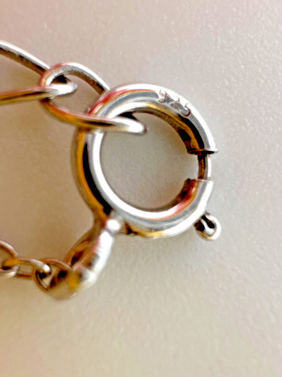 Sterling Necklace Initial Letter “A” 925 Silver Pendant Pave Dainty Teen Tween