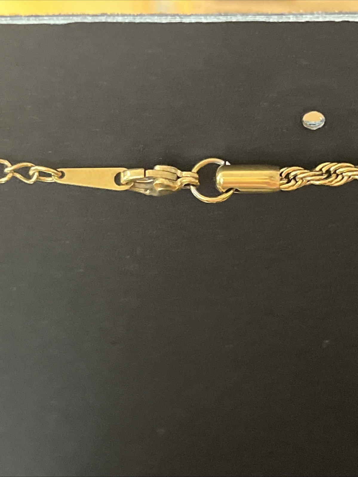 Violet Gold tone Name Plate Necklace Chain Engraved Stain Steel Adjustable