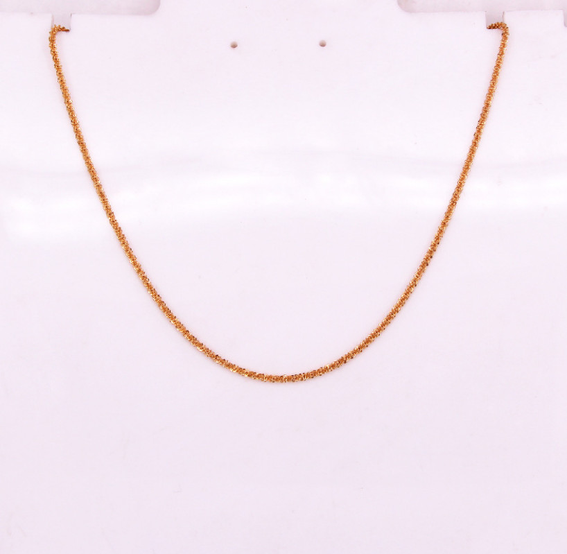 Women Stainless Steel DIAMOND CUT ROPE CHAIN Choker Necklace 15+2″ 3MM PE12
